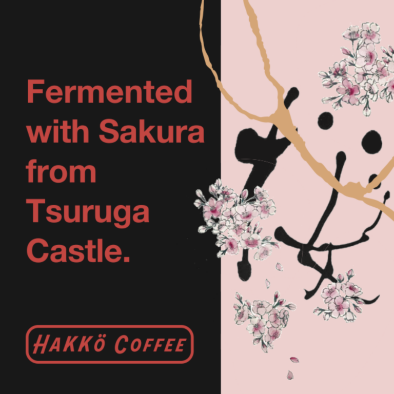 桜発酵珈琲のブランドビジュアル